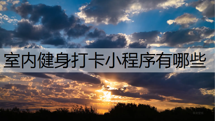 室内健身打卡小程序有哪些